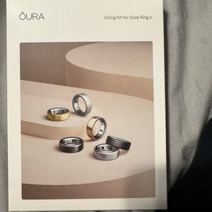 Oura Ring Sizing Set with White Rings